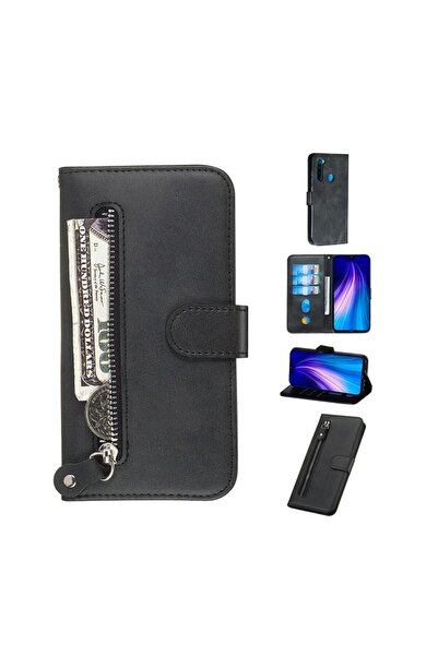 sscase Horizontal Flip Θήκη Πορτοφόλι Black (Xiaomi Redmi Note 8)