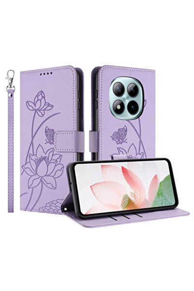 sscase Lotus Θήκη Πορτοφόλι Purple (Xiaomi Redmi Note 15 Pro 4G)