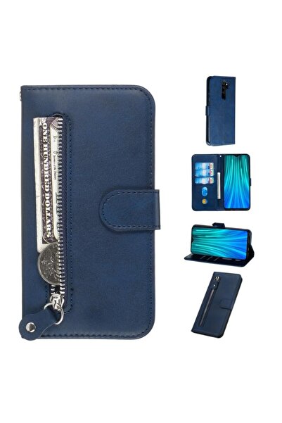 sscase Zipper Θήκη Πορτοφόλι Blue (Xiaomi Redmi Note 8 Pro)
