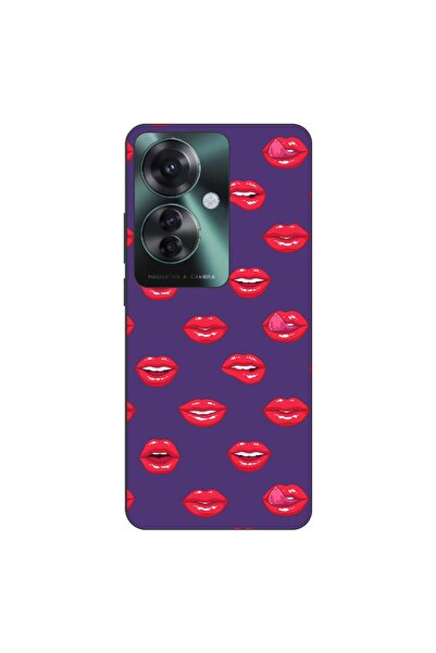 OEM Husa compatibila cu Oppo Reno11 F 5G Silicon Gel Tpu Model Buze Pattern