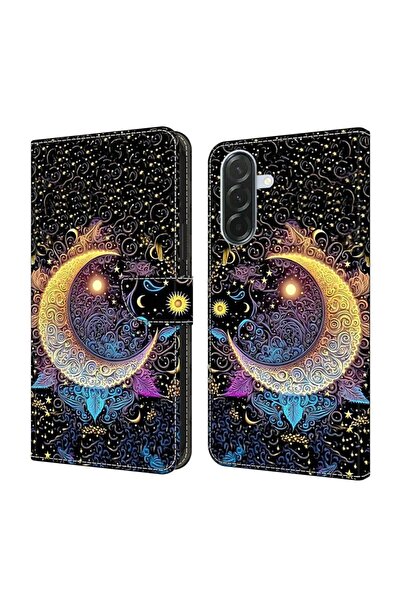 sscase Colored Drawing Θήκη Πορτοφόλι Bright Moon (Samsung Galaxy A57 5G)