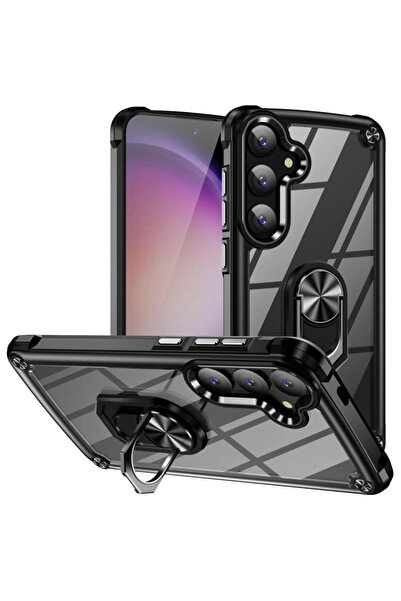 sscase Lens Protection Σκληρή Θήκη με Δαχτυλίδι Black (Samsung Galaxy A57 5G)