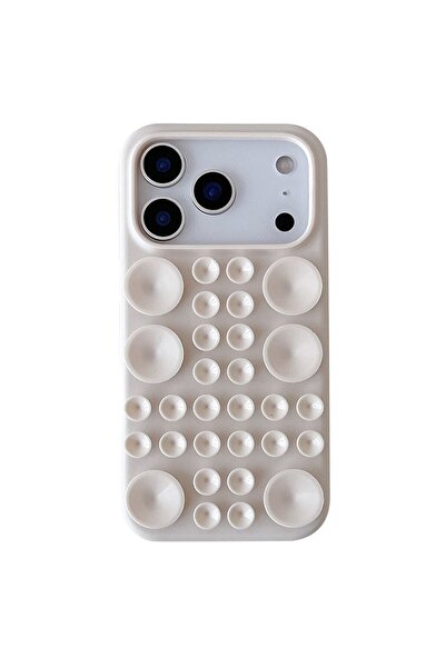 sscase Suction Cup Θήκη Σιλικόνης Antique White (Apple iPhone 17 Pro Max)