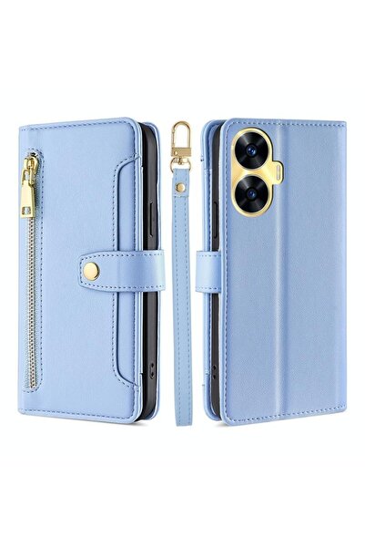 sscase Cross-body Zipper Sheep θήκη με Λουράκι Blue (Realme C55)