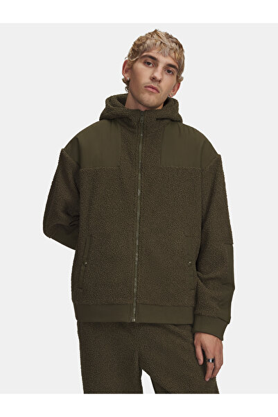 Under Armour Hanorac bărbătesc UA High Pile Fleece FZ-GRN