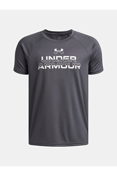 Under Armour Tricou băiețesc UA Tech Split Wordmark SS