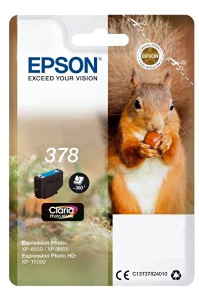 EPSON Мастилена касета Claria 378, 4.1 мл, Циан