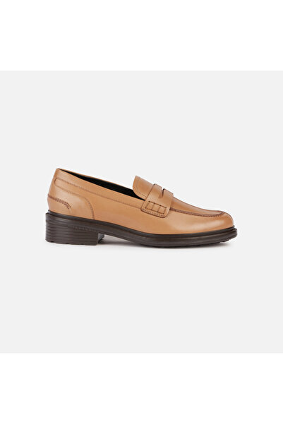 Geox Mocasini de damă de culoare maro deschis Walk Pleasure