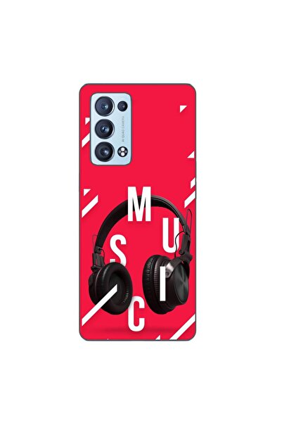 OEM Husa compatibila cu Oppo Reno6 Pro 5G Silicon Gel Tpu Model Music Headphones