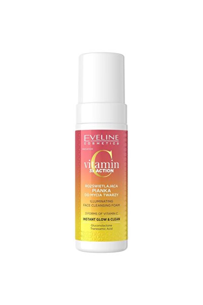 Eveline Cosmetics Spumă de curățare cu Vitamina C, Iluminatoare, 150 ml