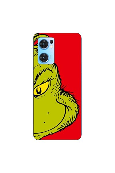 OEM Husa compatibila cu Oppo Reno7 5G Silicon Gel Tpu Model Craciun Grinch Face