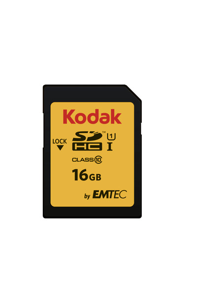 Kodak Card de memorie SDHC de 16GB Clasa 10 cu performanță premium