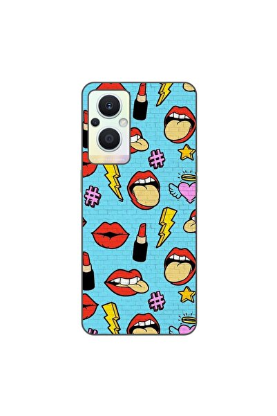 OEM Husa compatibila cu Oppo Reno7 Lite Silicon Gel Tpu Model Pop Art Lips
