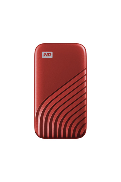WESTERN DIGITAL Външен SSD My Passport 1TB, USB 3.2 Gen2 Type-C (червен)