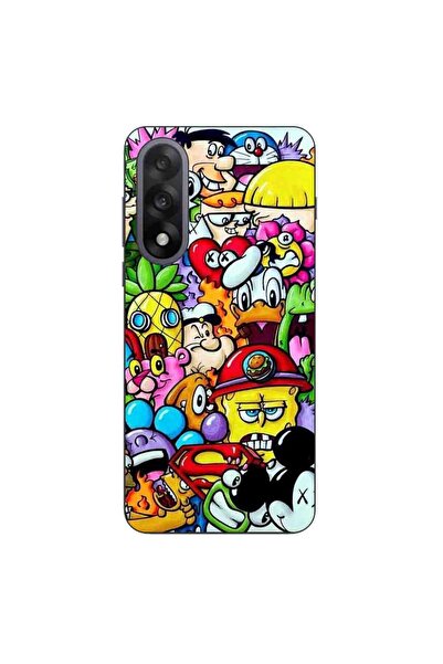 OEM Husa compatibila cu OnePlus Nord 5 Silicon Gel Tpu Model Pop Art Cartoons