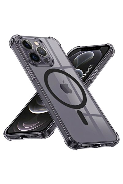 DAMUR Clear MagSafe Case for Apple iPhone 12 Pro Max, Airbag Shockproof Corne...