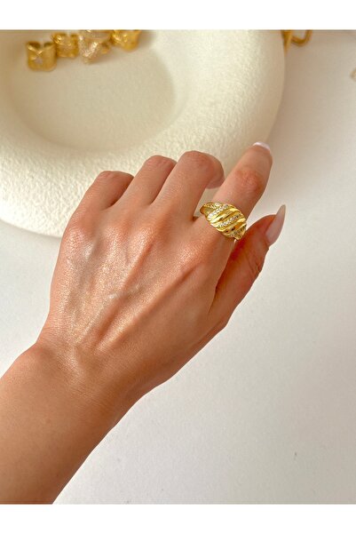 YOUES JEWELRY ÇELİK VIP KADIN TAŞLI YÜZÜK