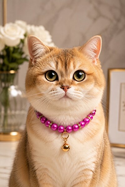PHENORA Purple Cat Collar – Aesthetic and Cute Rattling Cat Collar