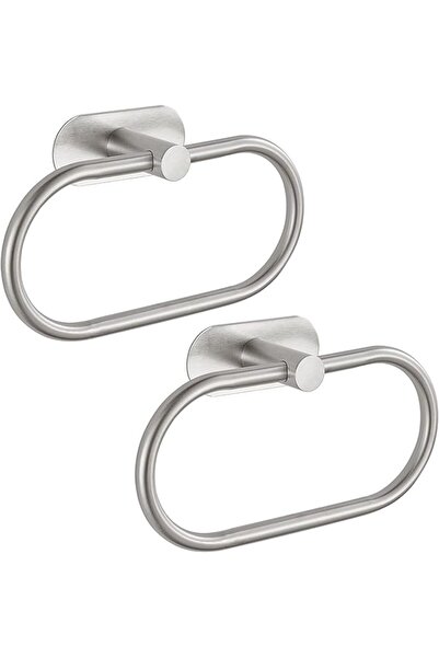 The Bros Towel Bar/Bath Towel Ring, Self Adhesive Hand Towel Ring for Bathroo...