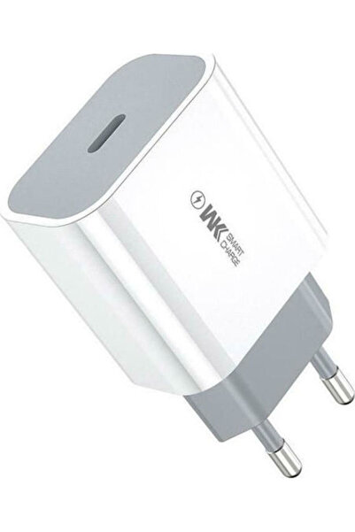 WK Φορτιστής Χωρίς Καλώδιο με Θύρα USB-C, 20W Power Delivery, Λευκός (WP-U55)