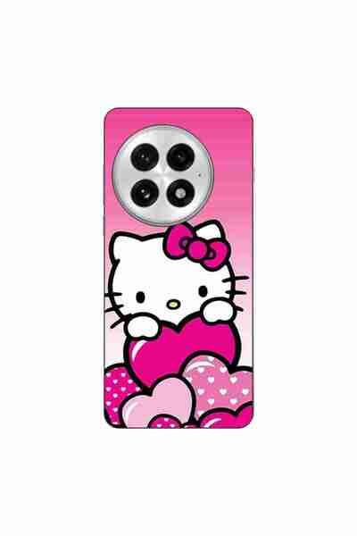 OEM Husa compatibila cu OnePlus 13 Silicon Gel Tpu Model Hello Kitty Pink Hearts