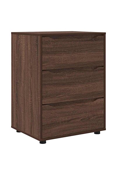 vidaxl Dulap de depozitare Stejar închis 60 x 48 x 81 cm Lemn compozit