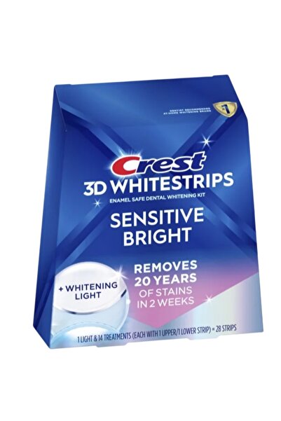 CREST Kit benzi pentru albirea dinților, Crest, 14 plicuri (28 benzi) cu lamp...