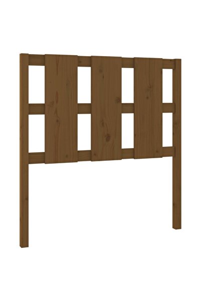 vidaxl Bedside table, honey brown, 95.5x4x100 cm, solid pine wood