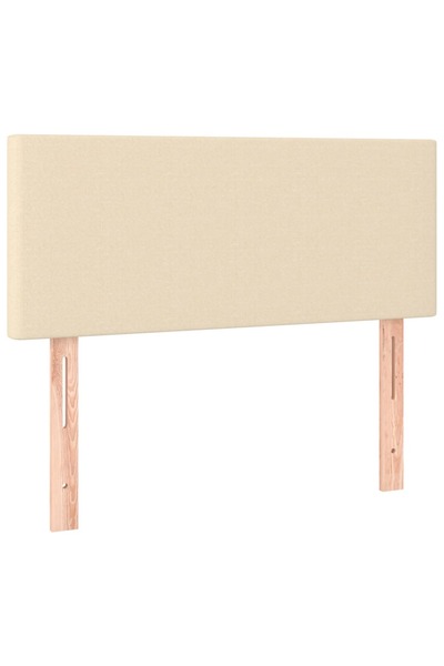 vidaxl Bed headboard, cream, 80x5x78/88 cm, textile