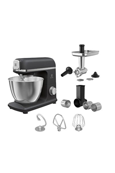 Electrolux E5KM1-6GBP Kitchen Machine, 1200W, 6 Speeds, Pulse, 5L Bowl, Meat ...
