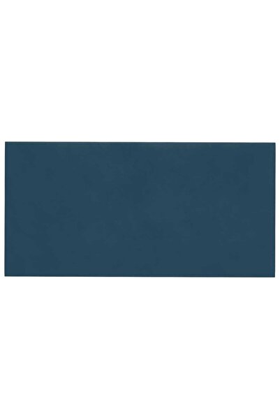 vidaxl Tăblie de Pat pentru Perete 12 pcs albastru 60 x 30 cm Catifea