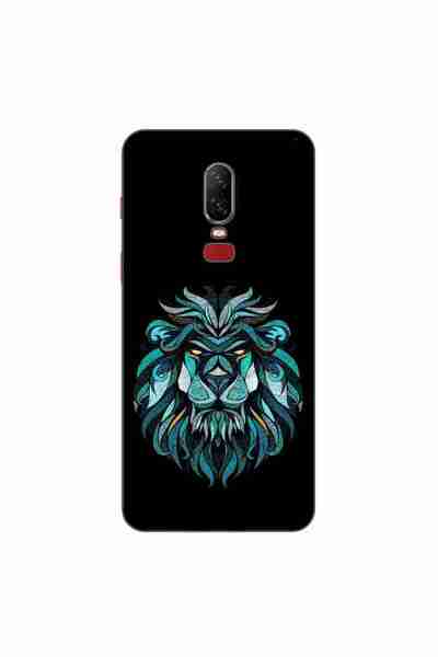 OEM Husa compatibila cu OnePlus 6 Silicon Gel Tpu Model Abstract Lion