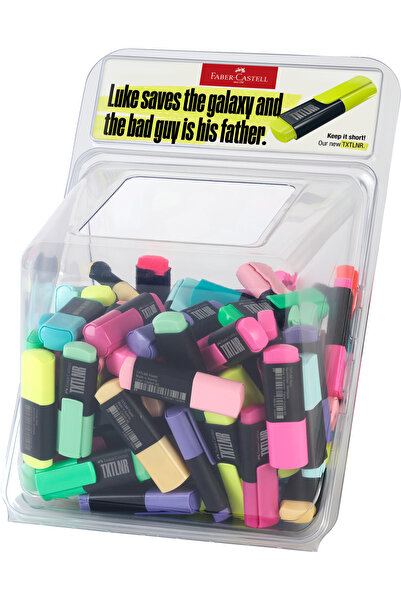 Faber Castell ДИСПЛЕЙ С 100 БРОЯ МИНИ СУПЕРФЛУОРЕСЦЕНТНИ И ПАСТЕЛНИ МАРКЕРИ З...