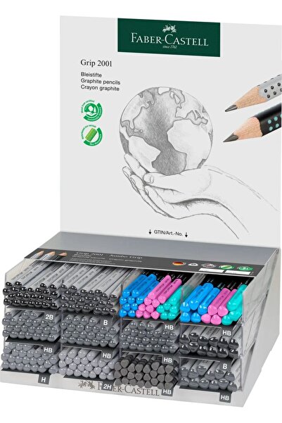 Faber Castell EXPUNERE 250 BUCĂȚI CREIOANE DE GRAFIT GRIP 2001 FABER-CASTELL