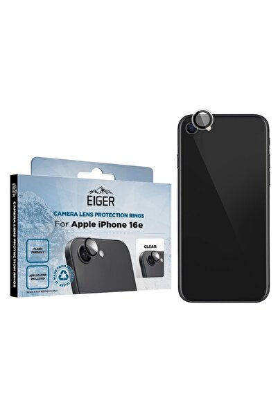 EIGER Folie Sticla Camera 3D Mountain Glass GRS iPhone 17e /iPhone 16e Clear