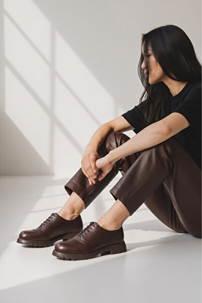 Bulls & Gulls Women's Daily Lace-Up Shoes Genuine Leather