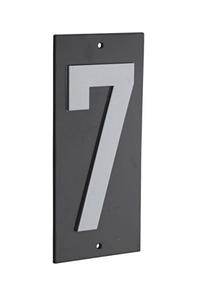 THIRARD Plăcuță de semnalizare 56 x 130 mm numărul „7” - montare cu șuruburi