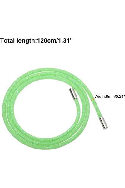 QUARKZMAN 6 mm x 120 cm Rhinestone Tube Bling Crystal Rhinestone Cord for DIY...