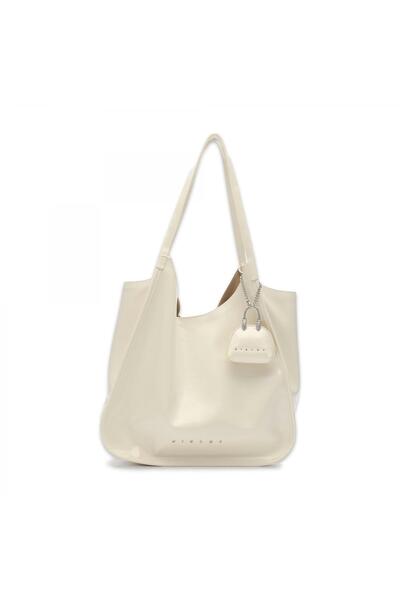 Sisley Sly_380 28X24X13 Yavrulu Kol Beyaz Kadın Çanta
