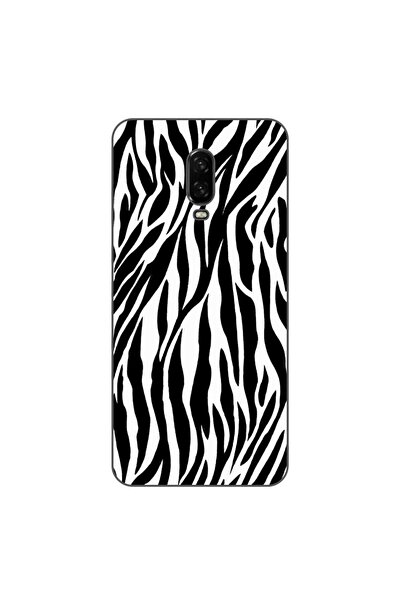 OEM Husa compatibila cu OnePlus 6T Silicon Gel Tpu Model Animal Print Zebra P...