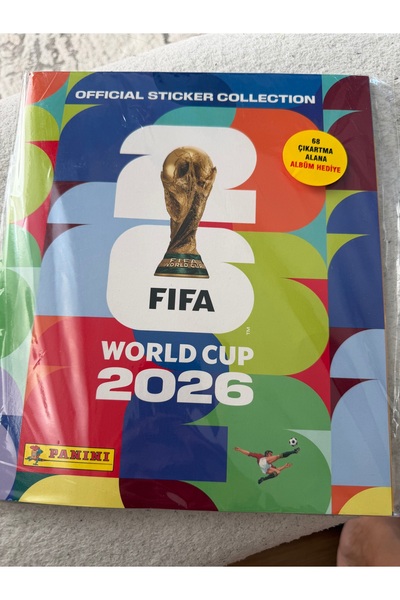 Panini Fifa World Cup Sticker albüm 68 çıkartma hediyeli