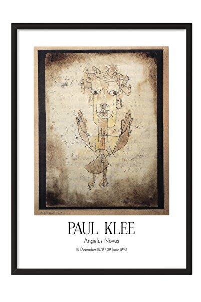Postifull Paul Klee - Angelus Novus, Slika sa crnim okvirom, Serija umetnosti...