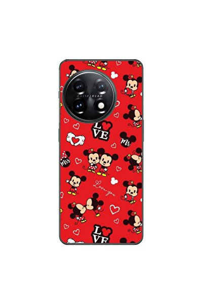OEM Husa compatibila cu OnePlus 11 Silicon Gel Tpu Model Mickey Love Pattern ...