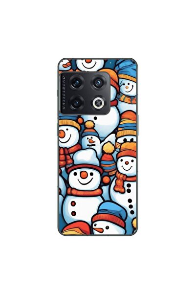 OEM Husa compatibila cu OnePlus 10 Pro Silicon Gel Tpu Model Snowman Pattern
