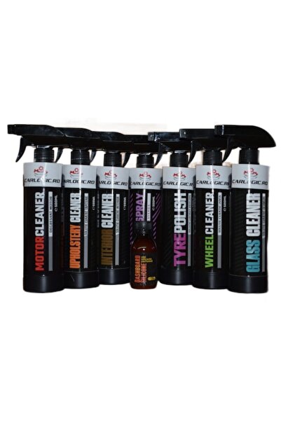 Carlogic.ro Pachet cu 8 produse cosmetice auto, conține: soluție pentru curăț...