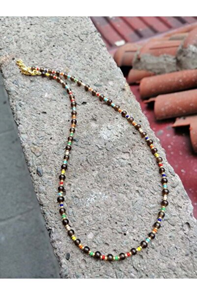 Bozhi Necklace Glass Beads Minimal Elegance