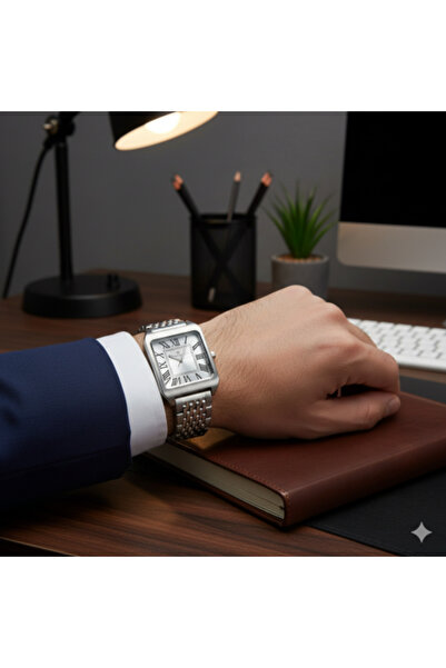 MAXTOP Men's steel watch with design
