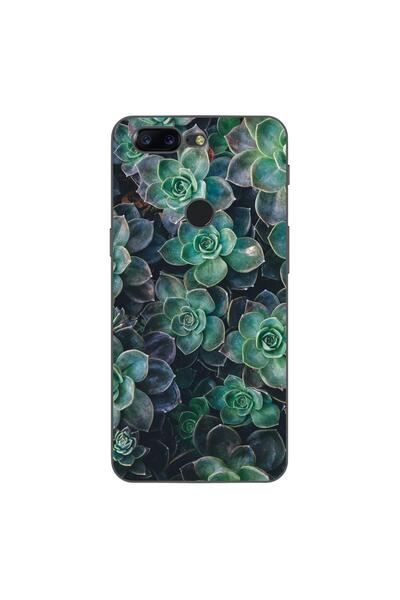 OEM Husa compatibila cu OnePlus 5T Silicon Gel Tpu Model Flori de Stanca