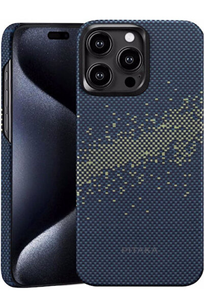 PITAKA Magez Πίσω Κάλυμμα από Ίνες Αραμιδίου Μαύρο (iPhone 15 Pro) Κωδικός: K...
