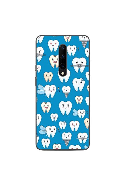 OEM Husa compatibila cu OnePlus 7 Pro Silicon Gel Tpu Model Dentist Pattern